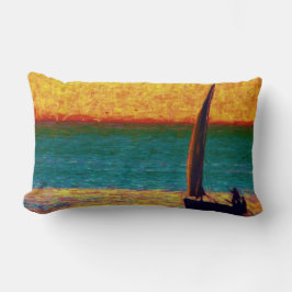 ボートの平和な魚釣りの水泳の飛び込みの運命の運命 ランバークッション