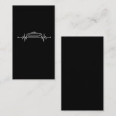 ボートの心拍速度ボーティングキャプテン 名刺 (正面/裏面)