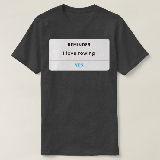 ボートの恋人はボートおもしろい1 Tシャツ (デザイン正面)