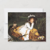 ボートの招待状のジェームスTissotの若い女性 招待状 (正面)