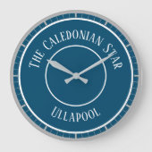 ボートの時計。船時計 ラージ壁時計 (正面)