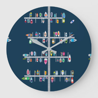 ボートの時間 ラージ壁時計