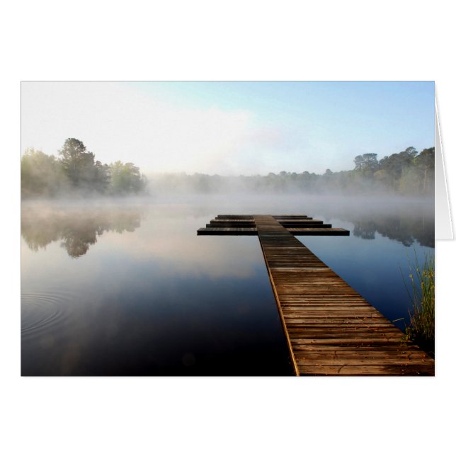 ボートの波止場の反射 (正面横)