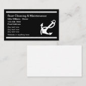 ボートの清掃とメンテナンス 名刺 (正面/裏面)