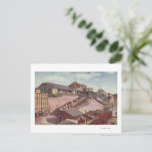 ボートの着陸とパビリオンの景色 ポストカード (スタンド正面)