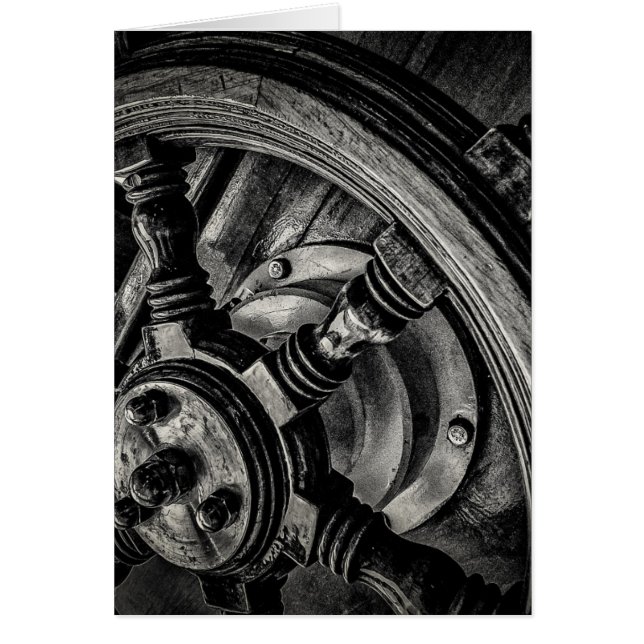 ボートの舵輪 (正面)