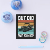 ボートの船長は沈んだのか? チラシ (シングル)