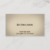 ボートの販売のマリーナの名刺 名刺 (裏面)