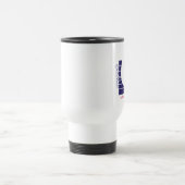 ボートの青いSquare_UpDownオークランドのタンブラー トラベルマグ (中央)