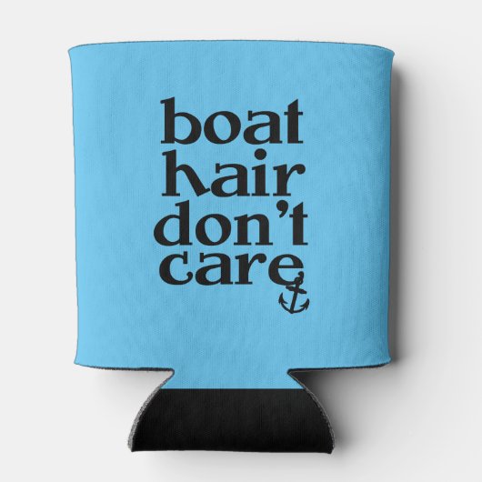 ボートの髪の気におもしろいことわざは冷却できない 缶クーラー (裏面)