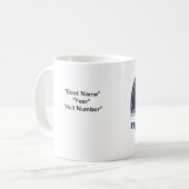 ボートのAlbinクラシックな25のマグ コーヒーマグカップ (正面左)