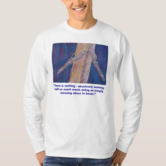 ボートのMessin約 Tシャツ (正面)