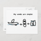 ボートは私が必要とするすべてだ ポストカード (正面/裏面)