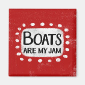 ボートは私のジャム冷凍機マグネットである マグネット (正面)