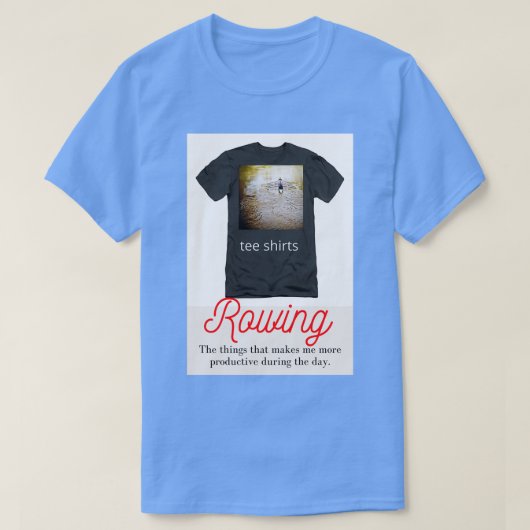ボートは私の仕事だ Tシャツ (デザイン正面)