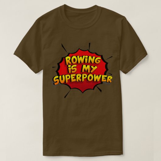 ボートは私の超大国おもしろいデザインボート贈り物 Tシャツ (デザイン正面)