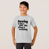 ボートは良い冗談のようなもので、タイミングは全てである Tシャツ (正面フル)