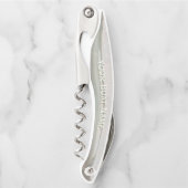 ボートまたはビーチハウスコルクスクリュボトルオープナー ソムリエナイフ (正面)