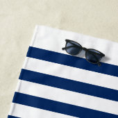 ボートまたは名前航海のいかり&オアーズパドルズホワイト ビーチタオル (インサイチュ)