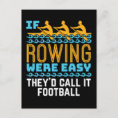 ボートもしは簡単だ彼らはサッカーと呼ぶ ポストカード (正面)