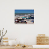 ボートをビーチ ポスター (キッチン)