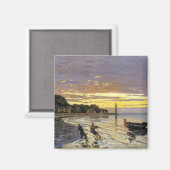 ボートを曳航するホンフルール マグネット (正面/裏面)