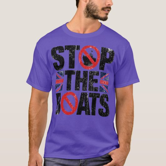 ボートを止めろ Tシャツ (正面)