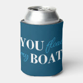 ボートを浮かべる 缶クーラー (缶正面)