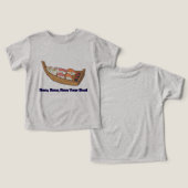 ボートを漕ぐ (デザイン正面&裏面)