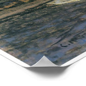 ボートを牽引, Honfleur, 1864, Claude Monet ポスター (角)