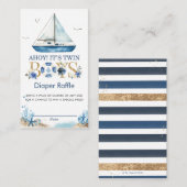 ボートアホ航海のイそれはツイン少年おむつラッフルだ エンクロージャーカード (正面/裏面)