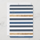 ボートアホ航海のイ男の子のシャワーを郵便で浴びる 招待状 (裏面)