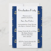 ボートアンカー, 船舶アンカー, 海洋アンカー, 卒業式 招待状 (正面)