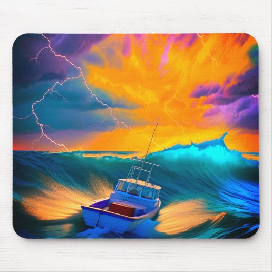 ボートアートシーン マウスパッド (正面)