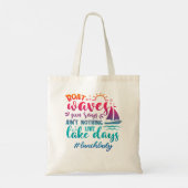 ボートウェーブサンレイズレイズレイク日ランチレディーサマーVi トートバッグ (裏面)