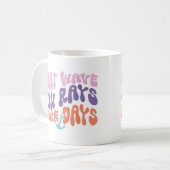 ボートウェーブサンレイズレイズレイズレイク日 コーヒーマグカップ (正面左)