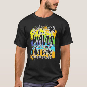 ボートウェーブスサンレイズレイズレイク日 Tシャツ
