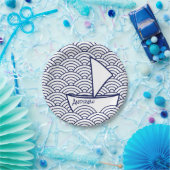 ボートオンウェーブズ紙プレート ペーパープレート (パーティー)