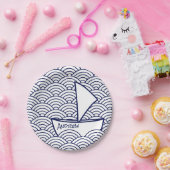 ボートオンウェーブズ紙プレート ペーパープレート (パーティー)