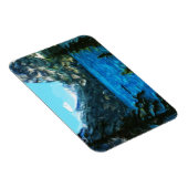 ボートオンマウンテンレイク抽象芸術印象派 マグネット (右側)