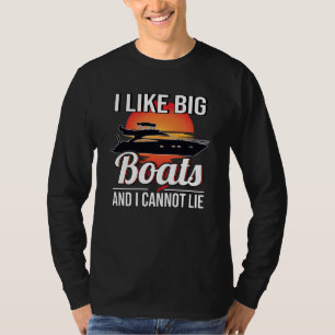 ボートオーナーヨットモーターボートヨット Tシャツ