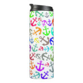 ボートカラフルいかりパターン タンブラー (回転右)