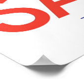 ボートカラースクエア_SAILタヒチのポスター ポスター (角)