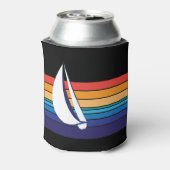 ボートカラー正方形_水平の色合い_設計カスタム済み 缶クーラー (缶裏面)