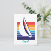 ボートカラーSquare_Carmel ポストカード (スタンド正面)