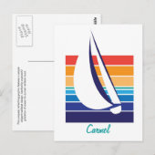 ボートカラーSquare_Carmel ポストカード (正面/裏面)