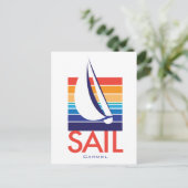 ボートカラーSquare_Carmel ポストカード (スタンド正面)