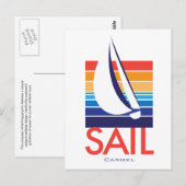 ボートカラーSquare_Carmel ポストカード (正面/裏面)