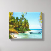 ボートカリブのイン キャンバスプリント (正面)