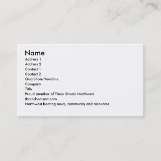 ボートカード 名刺